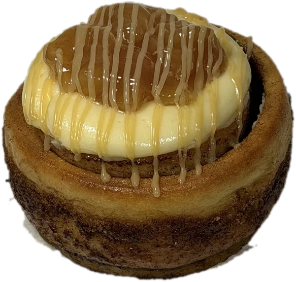 Apple Bottom Jeans — spiced apple roll with cream cheese frosting