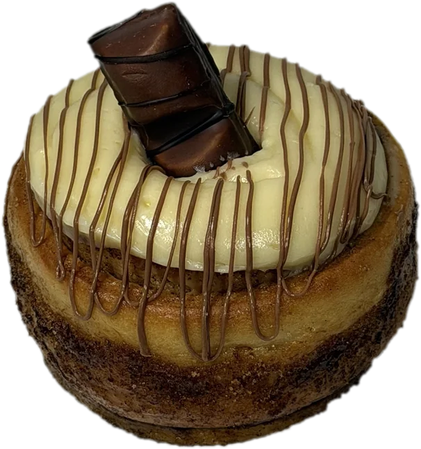 Choco Loco Roll — Nutella-filled roll topped with a Bueno bar