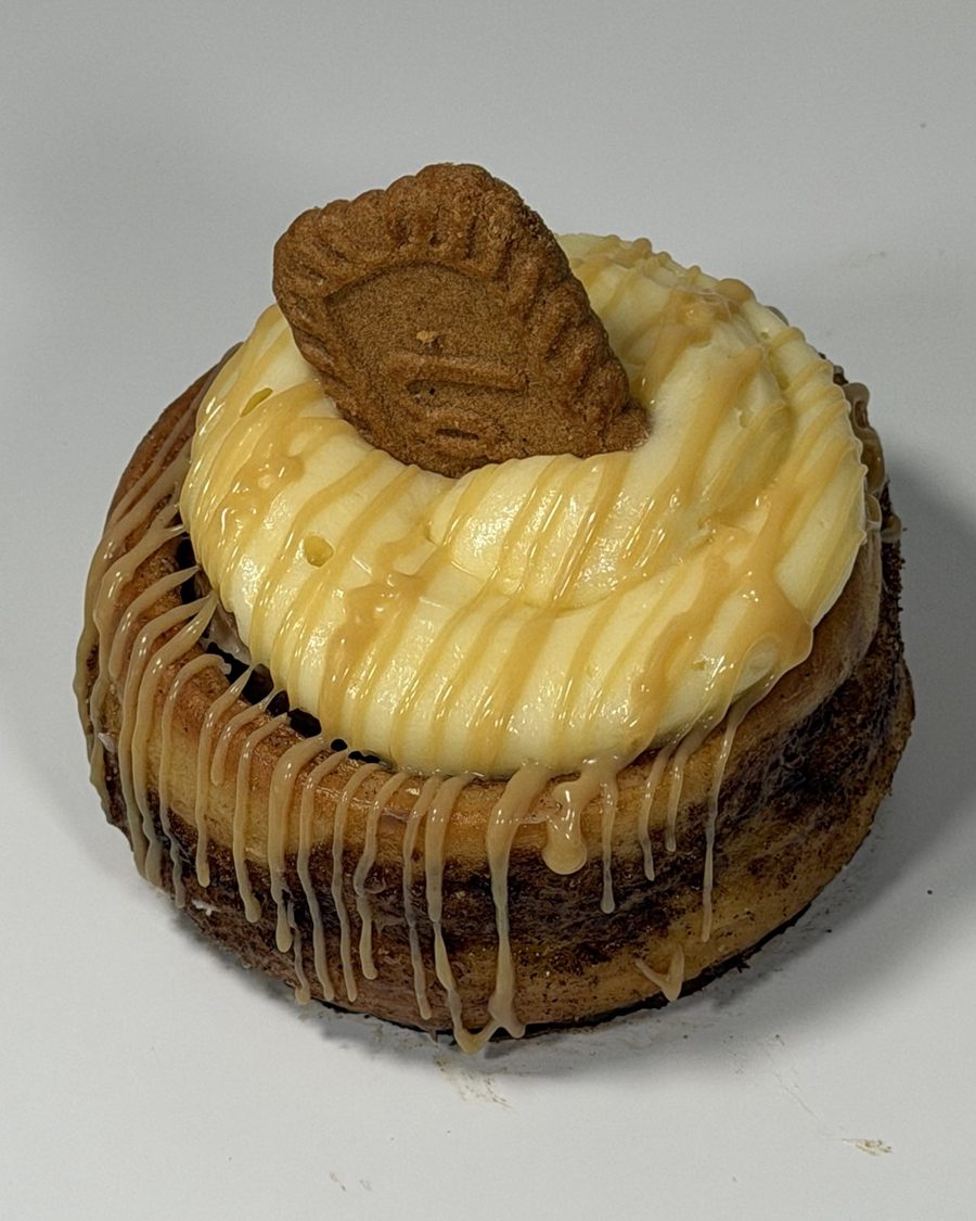Cookie Butter Muncher cinnamon roll